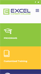 Mobile Screenshot of excelcareercollege.com
